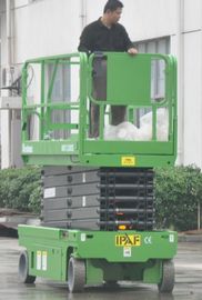 13.8 Meters Electric Elevated Self Propelled Scissor Lift with Extension Platform 320kg