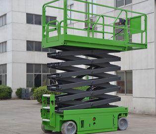 13.8 Meters Electric Elevated Self Propelled Scissor Lift with Extension Platform 320kg