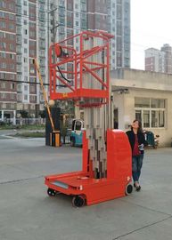 Self Propelled Aerial Work Platform Vertical Lift 7.5m 200Kg Loading Capacity With 2 Masts