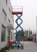 Pulling Device 1000Kg Aerial Mobile Scissor Lift ​ , 6M Lifting Height