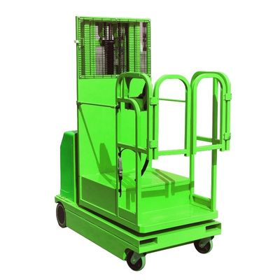 4.5m Battery Powered Full Electric Order Picker Lift Truck Self Propelled