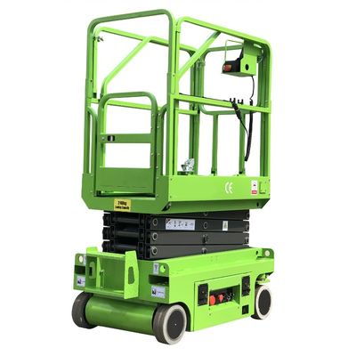 Long Time Mx390s Electric Mini Scissor Lift With Hydraulic Turning Wheels