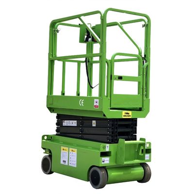 MX390S 240kg Load Self Propelled Mini Scissor Lift Hydraulic Turning Wheel
