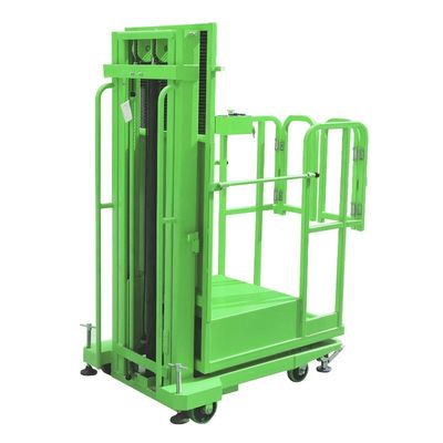 Semi Electric Vertical Aluminum Material Aerial Order Picker