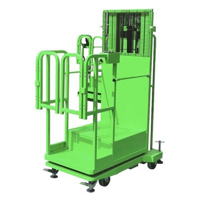 Semi Electric Vertical Aluminum Material Aerial Order Picker