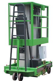 8m Lifting Height Mobile Aluminum Aerial Work Platform Double Mast Long Work Time 200Kg Loading Capacity
