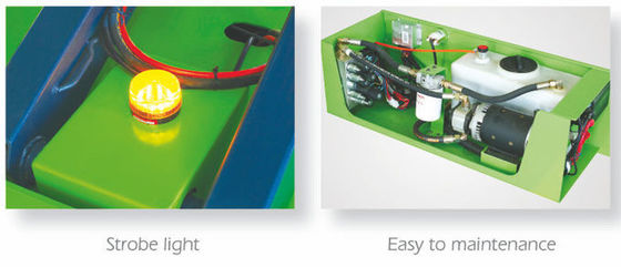 10m Platform Height 230kg Load Scissor Lift Self Propelled With Extension Platform