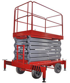 12 Meters Hydraulic Mobile Scissor Lift for Work Shop , Theatre