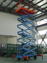 9 Meters Hydraulic Mobile Scissor Lift with 500Kg Loading Capacity