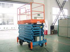7.5 Meters Hydraulic Mobile Scissor Lift with 450Kg Loading Capacity and Extension platform