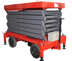 9000mm 1000kg Hydraulic Mobile Scissor Lift Platform for Warehouse