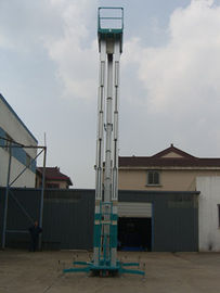 Mobile Aerial Work Platform With Triple Mast 14m And 250Kg Loading Aluminum And Explosion Proof Type