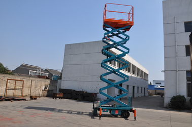 Mobile Hydraulic Elevating Platform , Scissor Platform Lift for Library / Restaurant