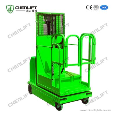 4.5m Self Propelled Electric Order Picker Stacker For Materials Picking And Handling