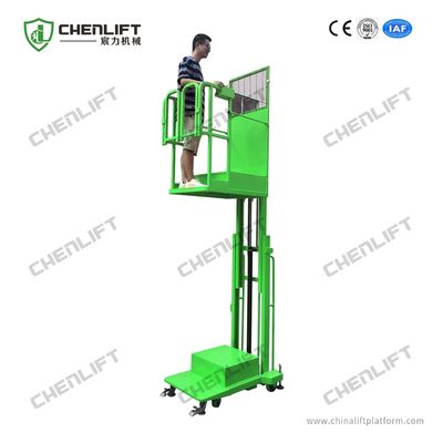Low - Noise Aerial Order Picker 4m Mobile Cargo Stacker Semi Electric