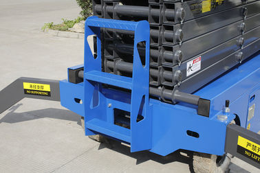 Hydraulic Mobile Scissor Lift stable structure widely use 8m Hight 300Kg Loading