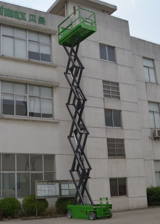 Lift capacity 320kg Self Propelled Scissor lift platform for max 12m working height