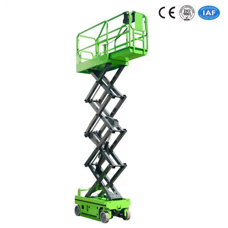Mini Self Propelled Scissor Lift 3.9 Meters Platform Height Movable Easily
