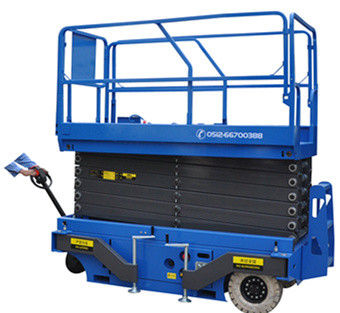 10m Mobile Scissor Lift, 300Kg Loading Capacity Most Popular Model